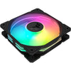Asus tuf gaming tr120 argb reverse case fans (zwart, 3 stuks, 120 x 120 x 28 mm)
