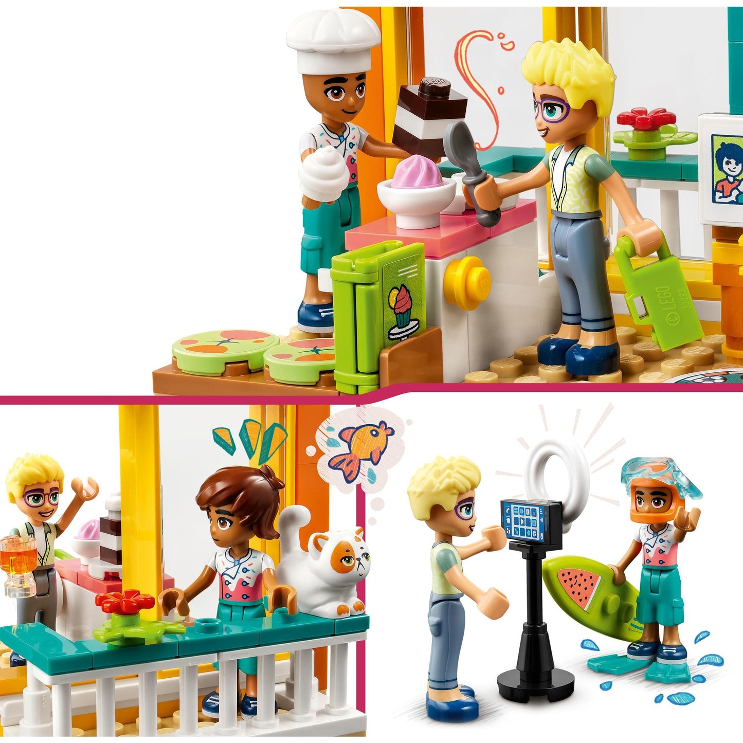 Lego friends - leo’s kamer constructiespeelgoed (41754)