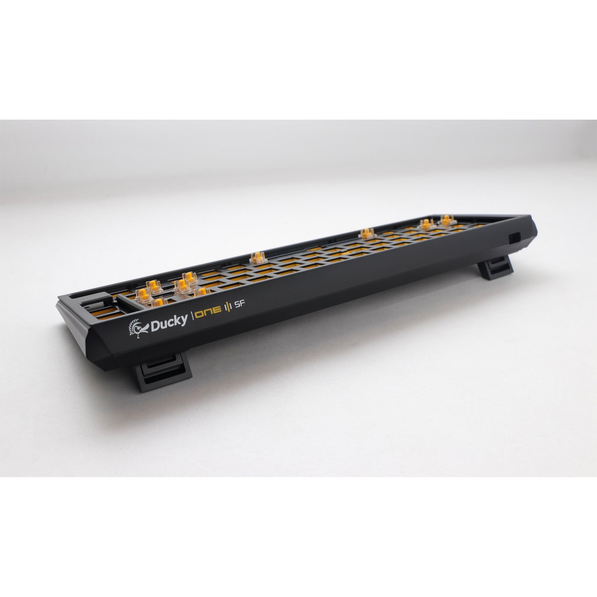 Ducky one 3 sf ansi layout barebone rgb mechanisch toetsenbord (zwart, us lay-out (qwerty), 65%, rgb leds, hot swap, barebone)