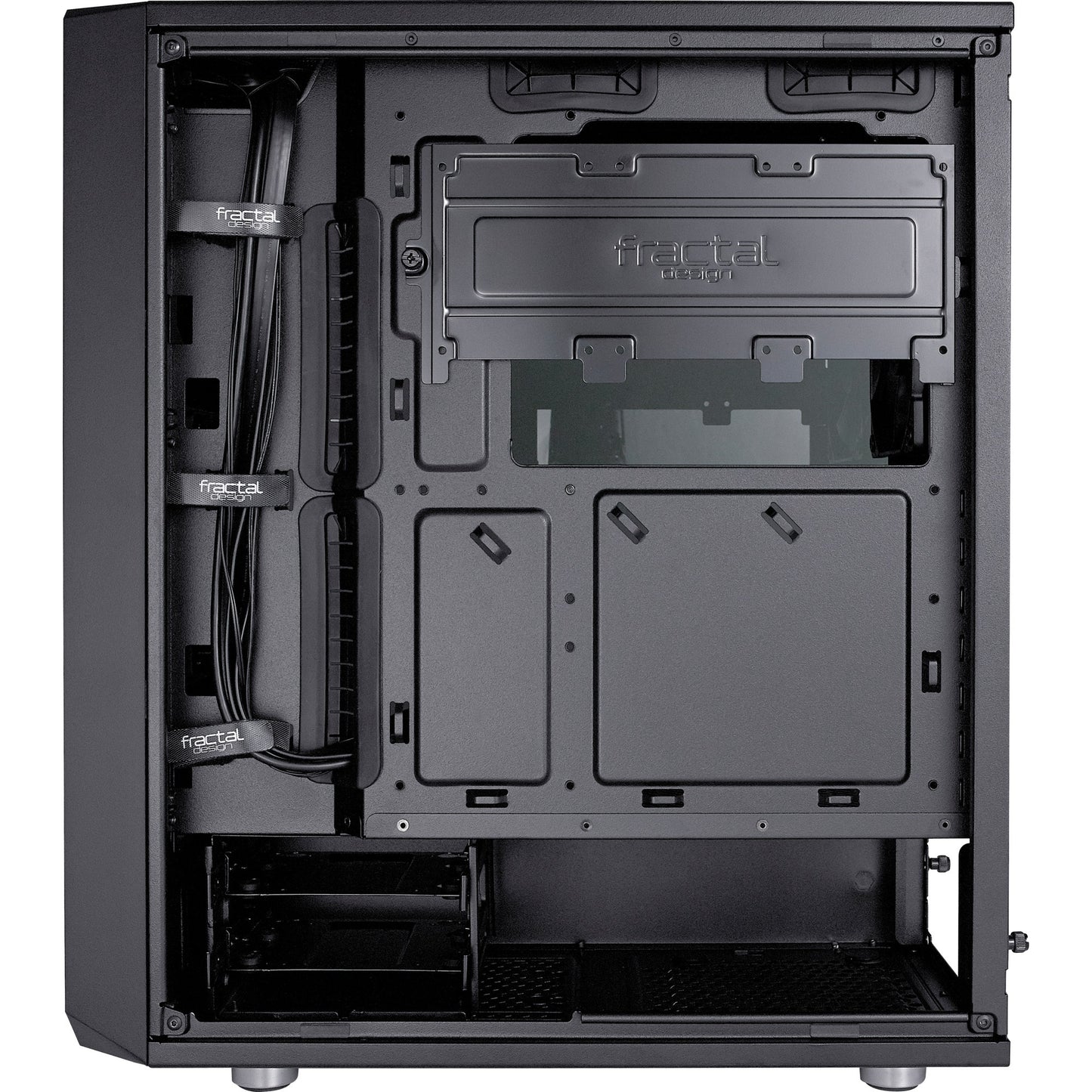 Fractal design meshify c midi tower behuizing (zwart | 2x usb-a | tempered glass)