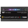Thermaltake toughpower gf3 argb gen 5 eu modulaire 750 watt voeding (zwart, 4x pcie)