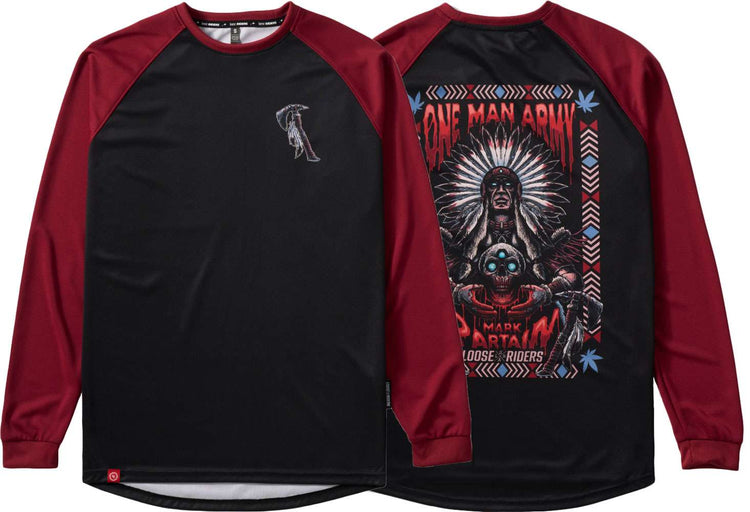 Loose riders mark partain - mtb long sleeve jersey