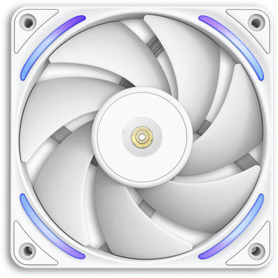 Nzxt f120x rgb case fan (wit, 120 x 120 x 30 mm, pwm)