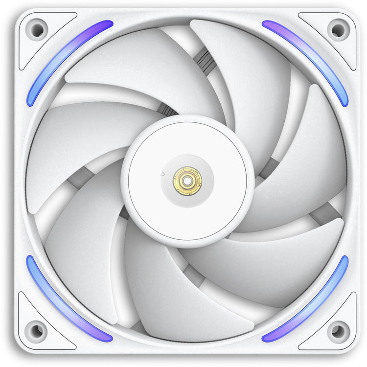 Nzxt f120x rgb case fan (wit, 120 x 120 x 30 mm, pwm)