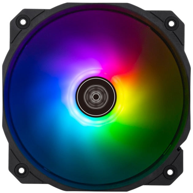 Silverstone shark force 160 argb case fan (zwart, 160 x 160 x 25 mm, pwm)