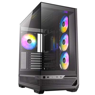 Antec c7 argb midi tower behuizing (zwart | 2x usb-a | 1x usb-c | tempered glass)