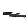 Club 3d csv-2555 7-1 usb-c naar hdmi hub (zwart, 4k60hz, pd3.1 140w, usb-a, usb-c, lan, microsd)