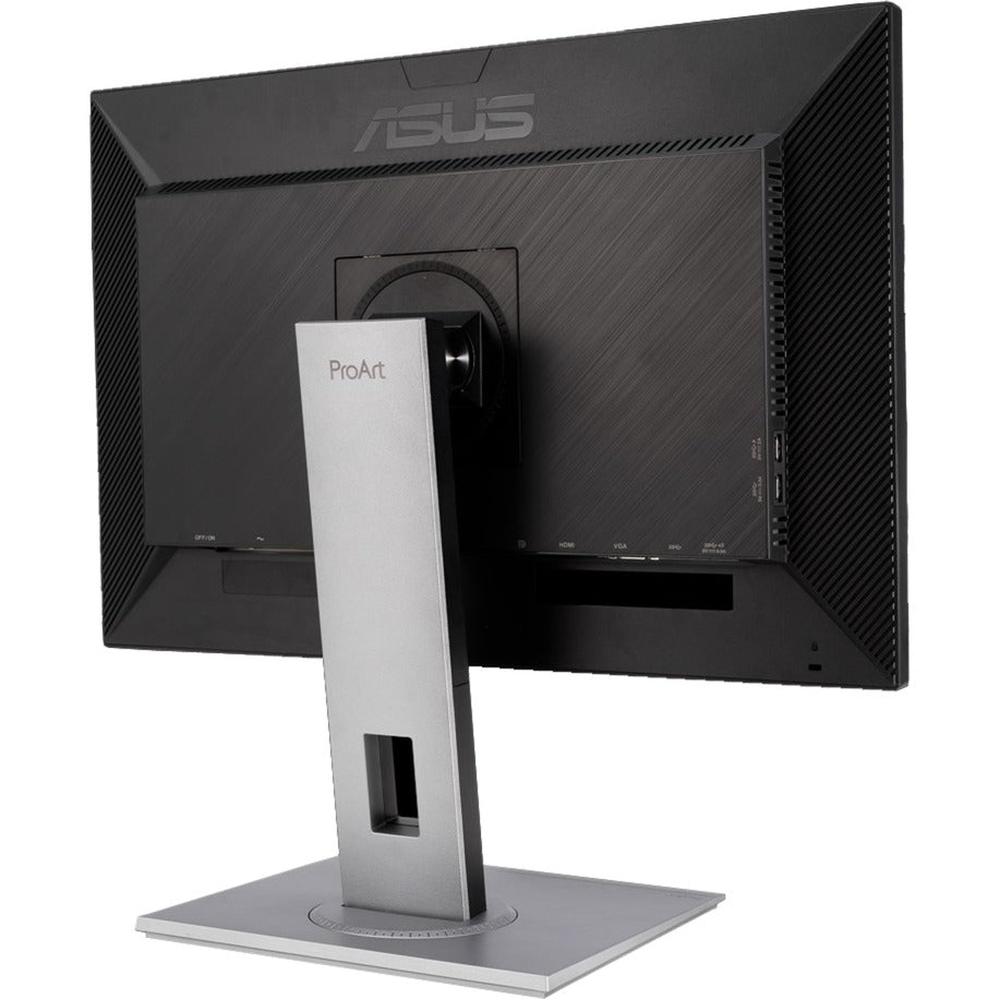 Asus proart display pa248qv 24 monitor (zwart zilver, hdmi, displayport, vga, 4x usb-a 3.2 (5 gbit s))
