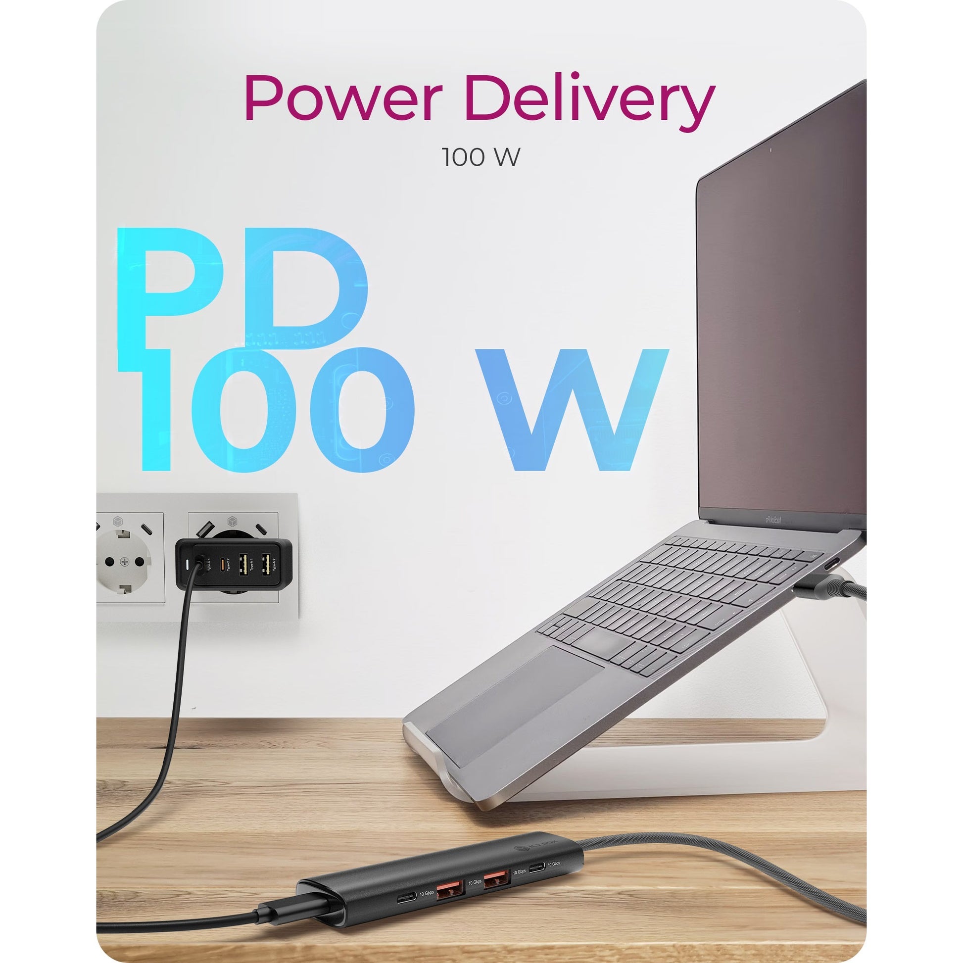 Icy box ib-hub1437-cpd usb-hub