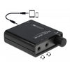 Delock portable stereo hoofdtelefoon versterker (zwart)