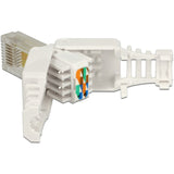 Delock rj45 plug cat.5e utp toolfree stekker (wit, 2 stuks) - afbeelding 2