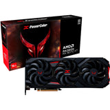 Powercolor radeon rx 9070 xt red devil 16gb oc grafische kaart (zwart, rdna4, gddr6, 3x displayport, 1x hdmi 2.1) - afbeelding 1