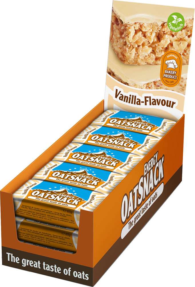 Oatsnack energy bar box of 15