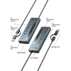 Icy box ib-hub1743-cpd 9-in-1 hub dockingstation (blauw)