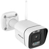 Foscam v5p, 3k 5mp dual-band wifi camera met geluid- en lichtalarm (wit)