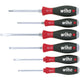 Wiha schroevendraaierset softfinish 21250 (zwart rood)