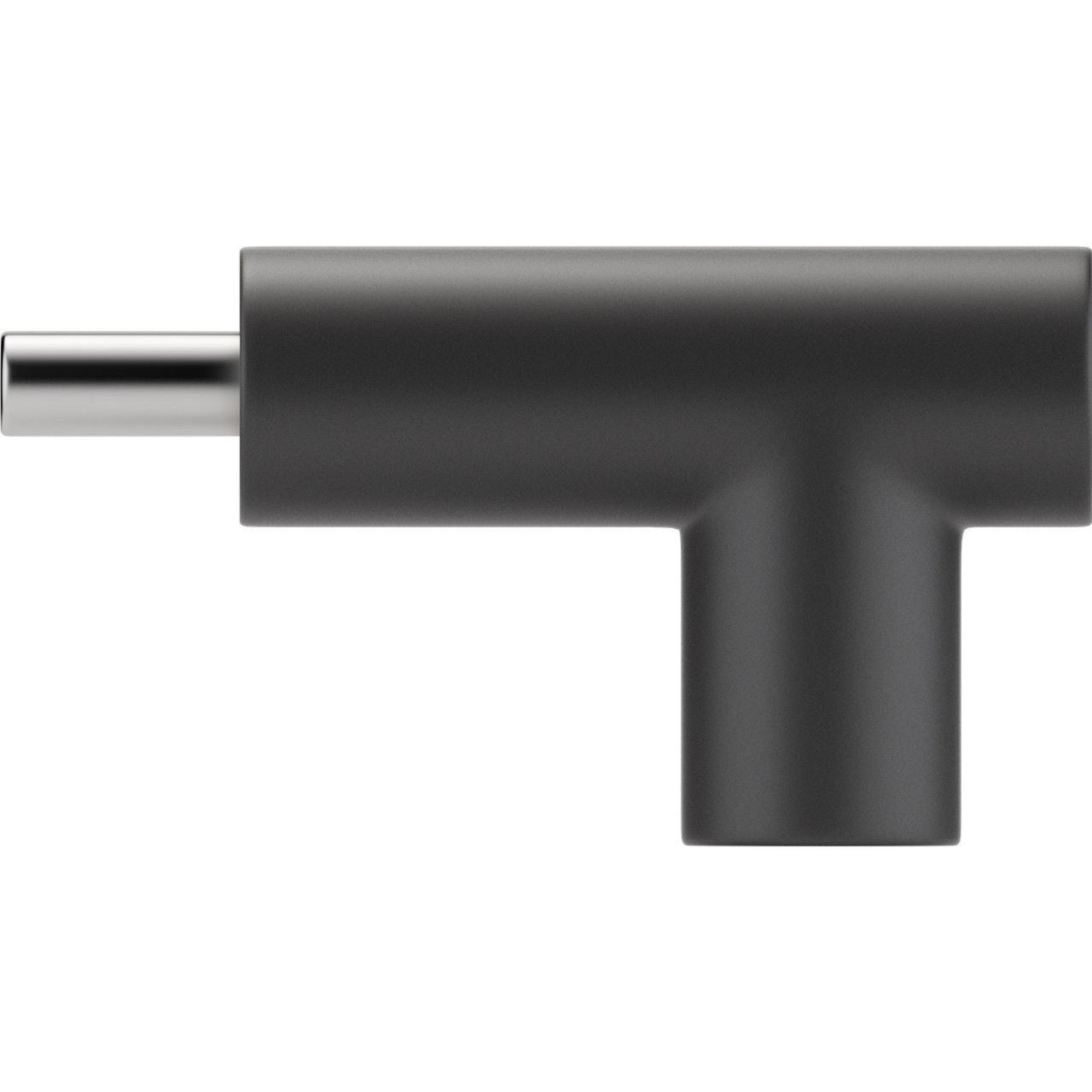 Goobay usb-c (male) naar usb-c (female) 90° adapter (zwart)