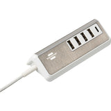Brennenstuhl estilo meervoudige usb-lader (wit, 1x usb-c, 4x usb-a) - afbeelding 1