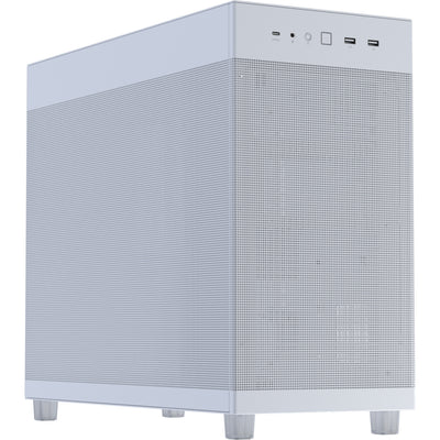 Asus prime ap303 - mesh panel midi tower behuizing (wit | 2x usb-a | 1x usb-c)