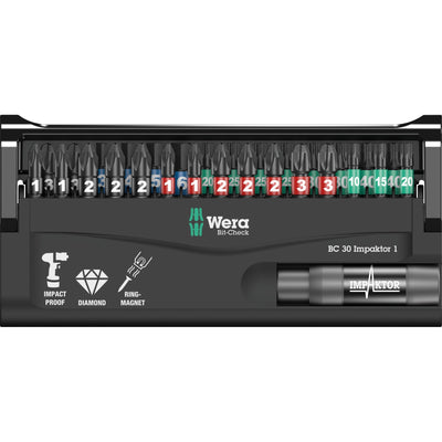 Wera bit-check 30 impaktor 1 bitset (30-delig)