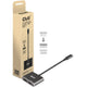 Club 3d mst hub usb3.2 gen2 type-c(dp alt-mode) to displayport + hdmi 4k60hz m f (zwart)