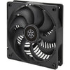 Silverstone air penetrator 120i case fan (zwart, 120 x 120 x 25 mm)