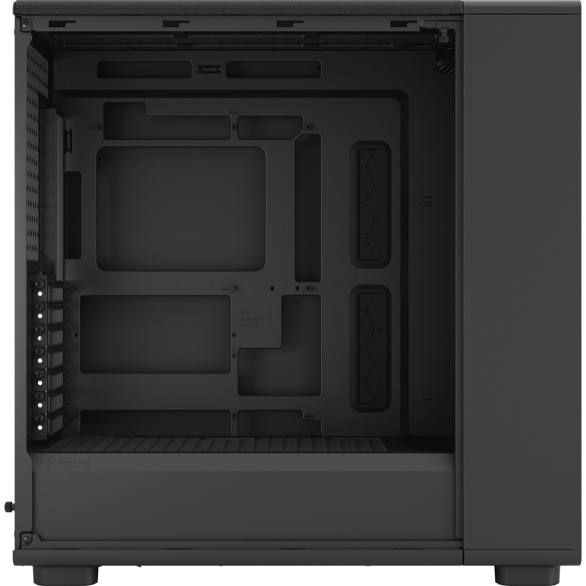 Fractal design epoch xl solid midi tower behuizing (zwart | 2x usb-a | 1x usb-c)