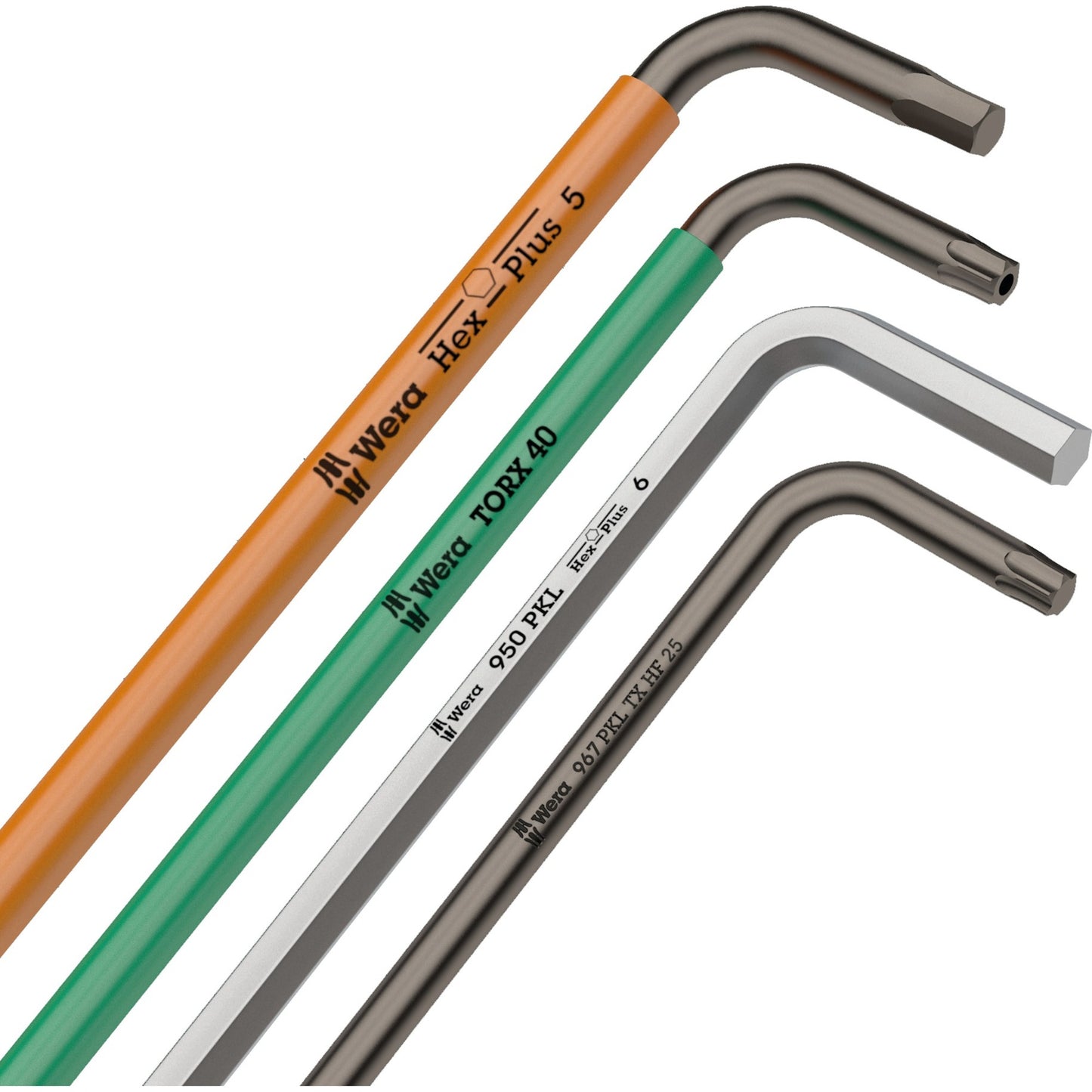 Wera inbussleutelset 950 9 hex-plus 1 (chroom, 9-delig, 1,5mm tot 10mm)