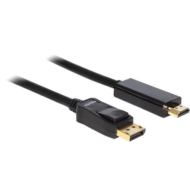 Delock displayport naar hdmi kabel (zwart, 2 meter)