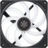 Silverstone air slimmer 140 argb case fan (zwart, 140 x 15 x 140 mm, pwm)