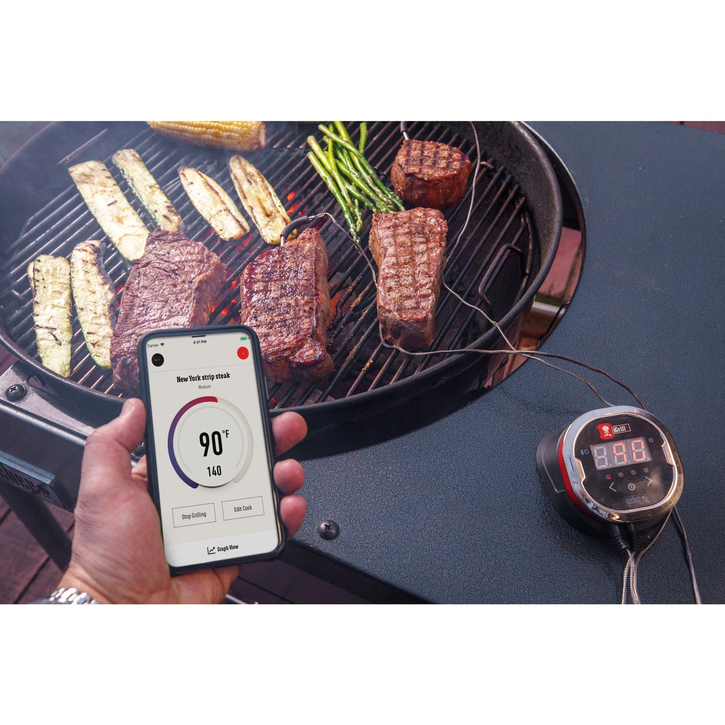 Weber igrill 2 thermometer