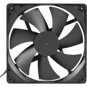Alphacool core 140mm fan pwm 2500rpm case fan (zwart, 140 x 140 x 25 mm) - afbeelding 1
