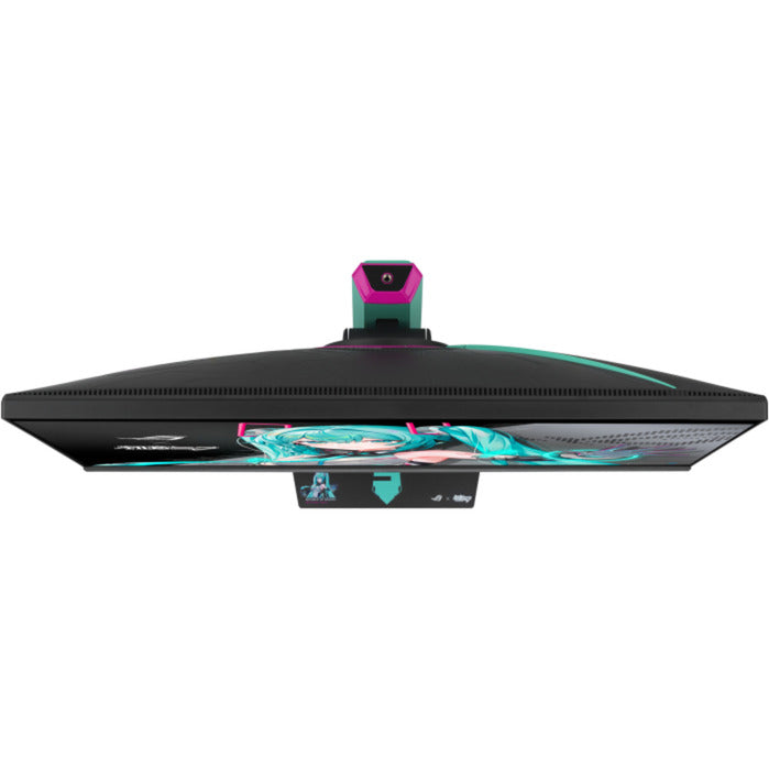 Asus rog strix xg27acmeg-g hatsune miku edition 27 gaming monitor (zwart turquoise, 260 hz, hdmi, displayport, usb-c, amd free-sync)