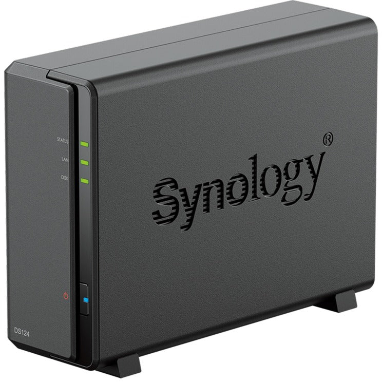 Synology diskstation ds124 nas (zwart, usb-a 3.2 (5 gbit s))