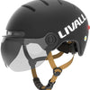 Livall l23 - urban led bike helmet with visor