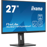 Iiyama prolite xub2797uhsnp-b1 27 4k uhd monitor (zwart, hdmi, displayport, 4x usb-a, usb-c, rj-45) - afbeelding 1