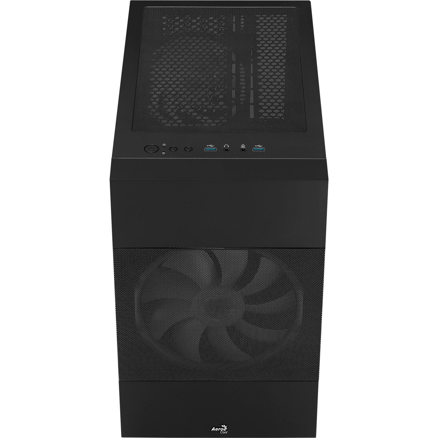 Aerocool atomic v2 mini tower behuizing (zwart | 2x usb-a | window)