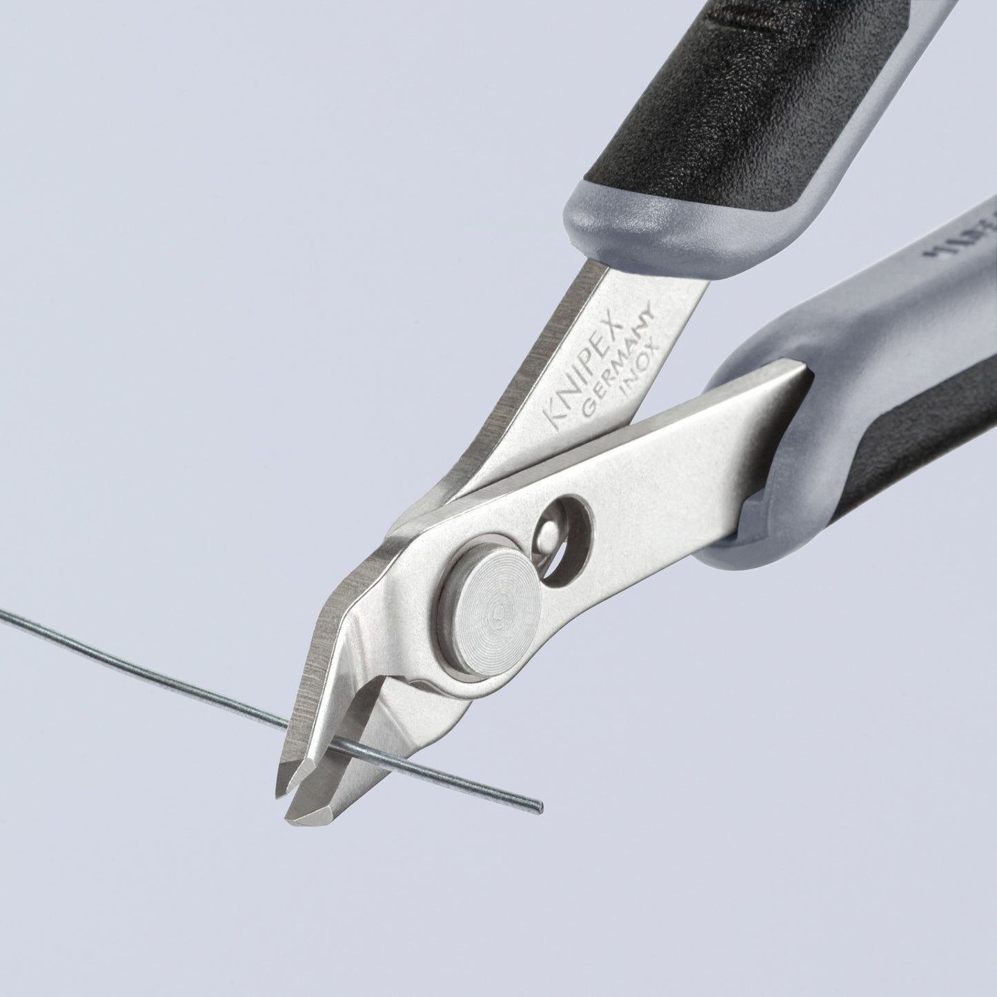 Knipex electronic super knips esd 78 13 125 esd elektronica-tang (grijs)