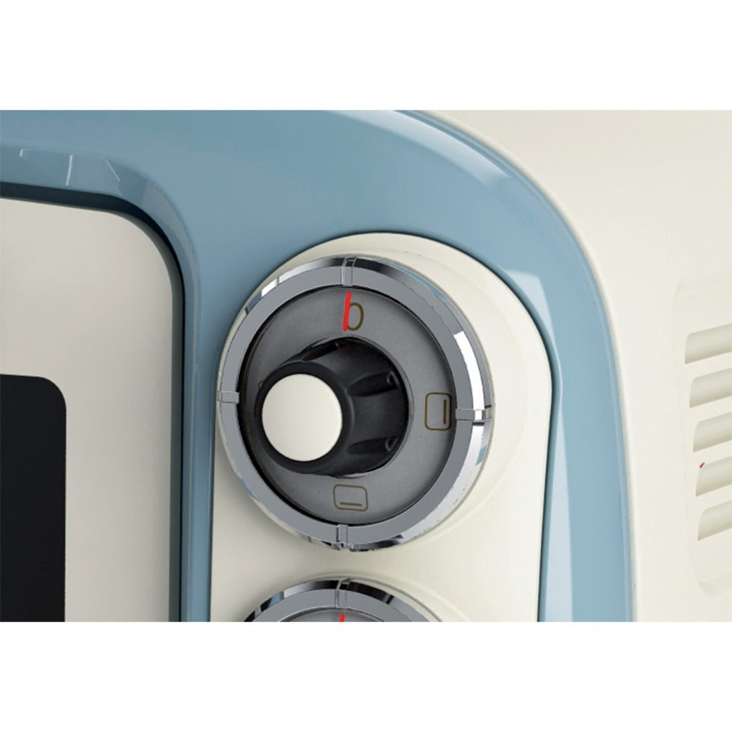 Ariete vintage oven 0979 05 mini bakoven (wit lichtblauw, 18 liter)