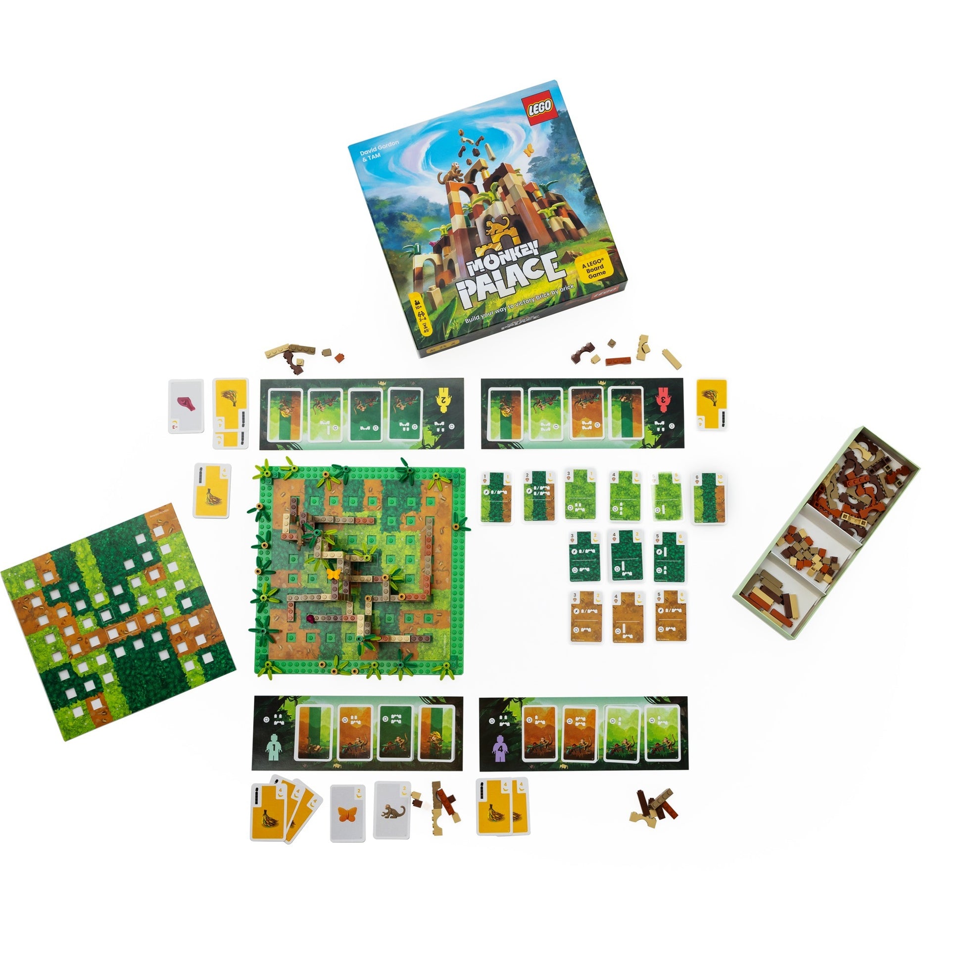 Asmodee lego® monkey palace bordspel (frans nederlands, 2 - 4 spelers, 45 minuten, vanaf 10 jaar)