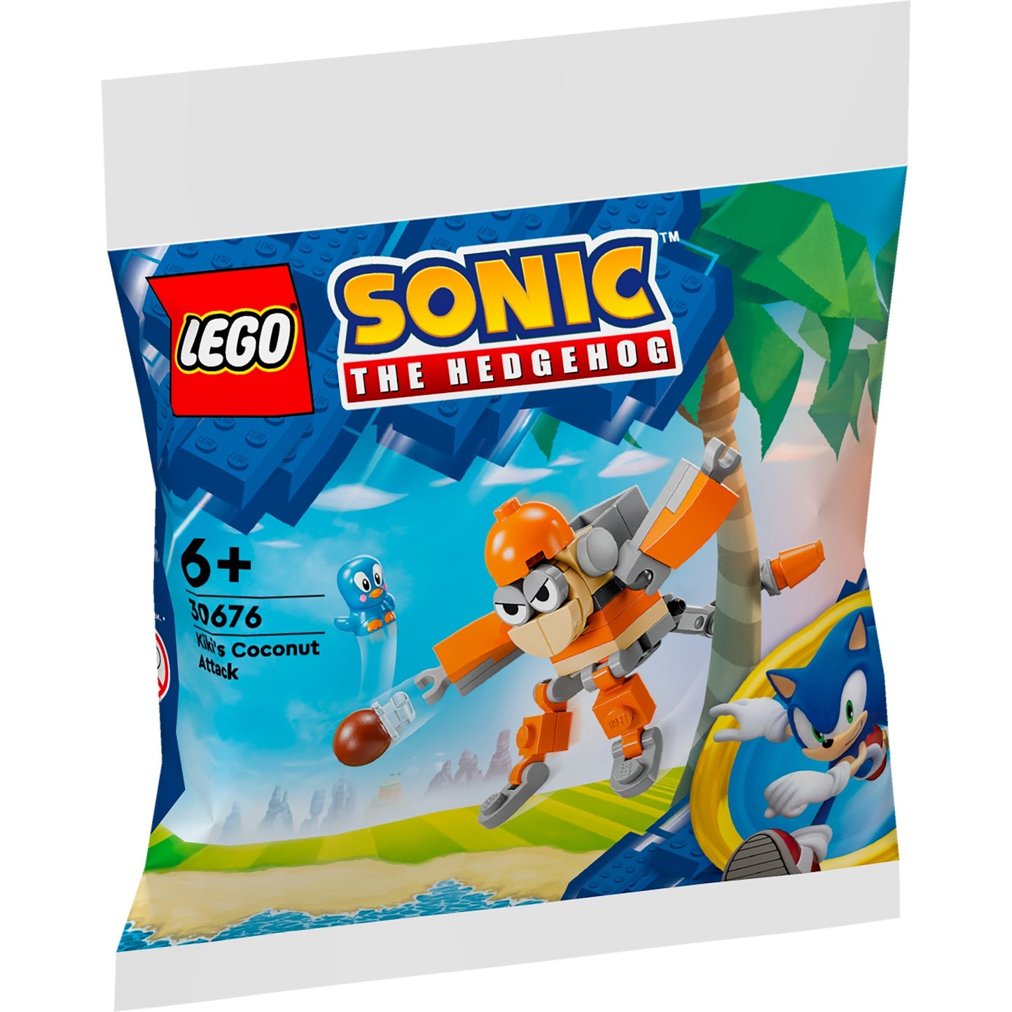 Lego sonic the hedgehog - kiki's kokosnotenaanval constructiespeelgoed (30676)