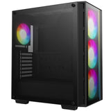 Deepcool matrexx 55 v4 c midi tower behuizing (zwart | 1x usb-a | 1x usb-c | rgb | window) - afbeelding 2
