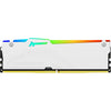 Kingston fury beast rgb 16 gb ddr5-5600 (1x 16 gb) werkgeheugen (wit, kf556c40bwa-16, xmp 3.0)