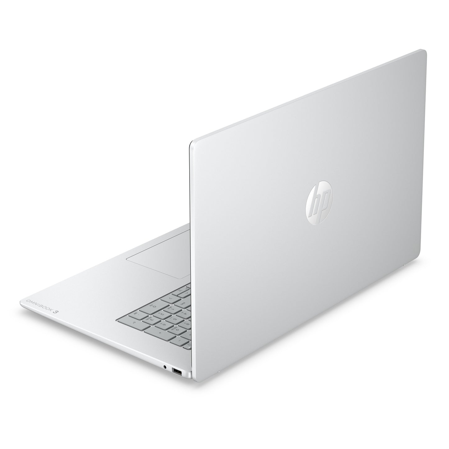 Hp omnibook 3 laptop 17-dp0050ndx (e10ksea) 17.3 laptop (grijs zilver | ryzen 5 7520u | radeon 610m | 8 gb | 512 gb ssd)