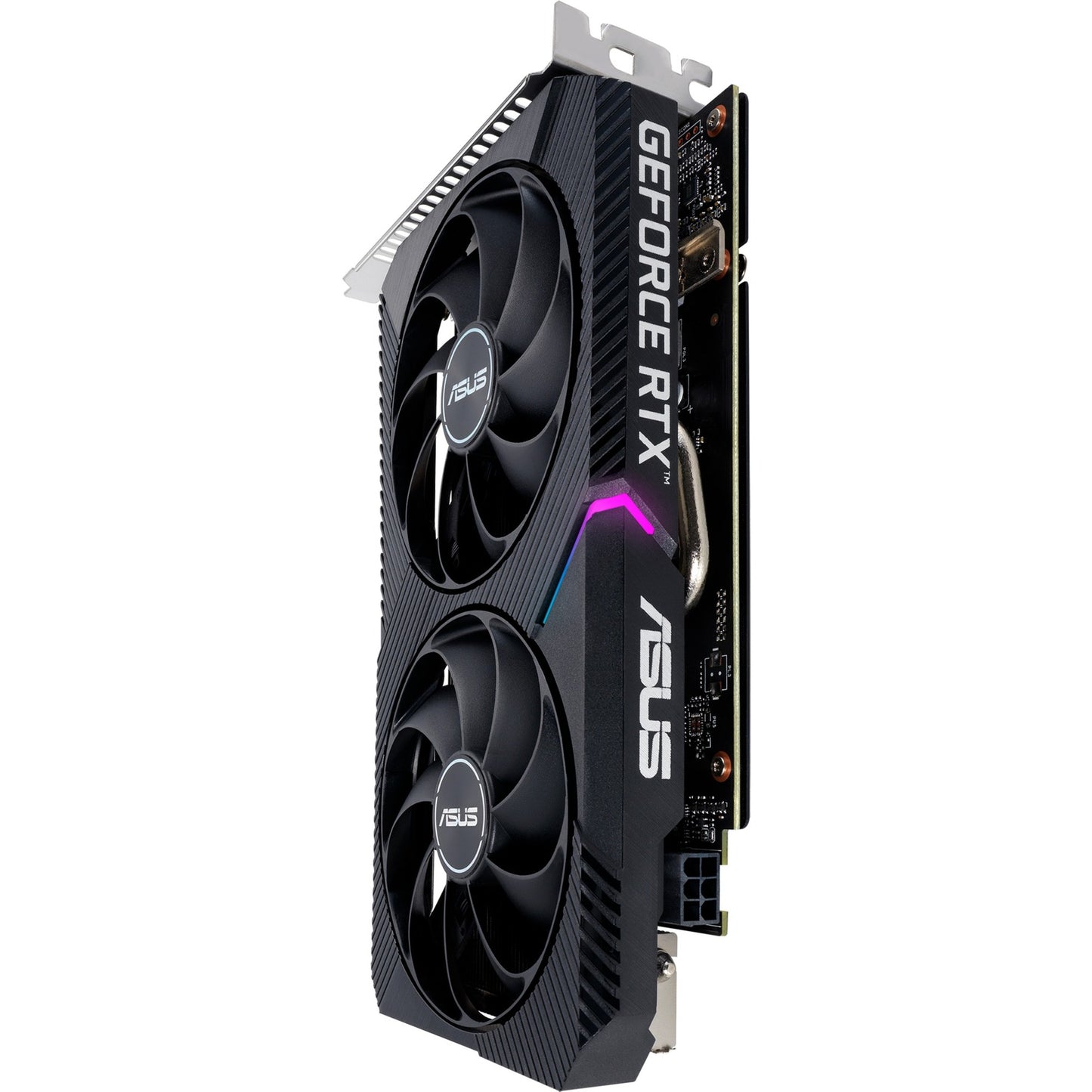 Asus geforce rtx 3050 dual v2 8gb gddr6 grafische kaart (lite hash rate, 1x displayport, 1x hdmi 2.1, dvi-d)