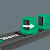 Wera 9608 dop-magneetstrip b impaktor imperial 1 dopsleutel (zwart groen, 9‑delig)