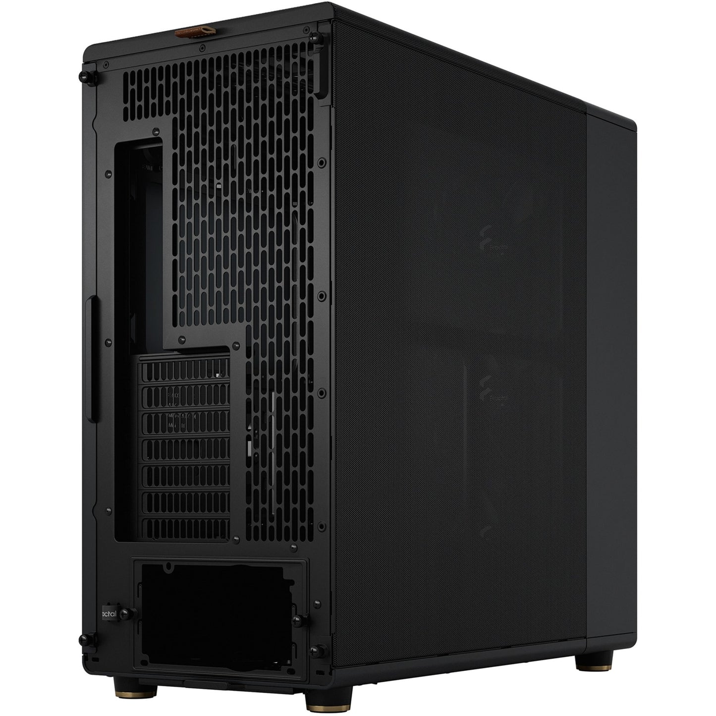 Fractal design north xl midi tower behuizing (zwart houtkleur | 2x usb-a | 1x usb-c)