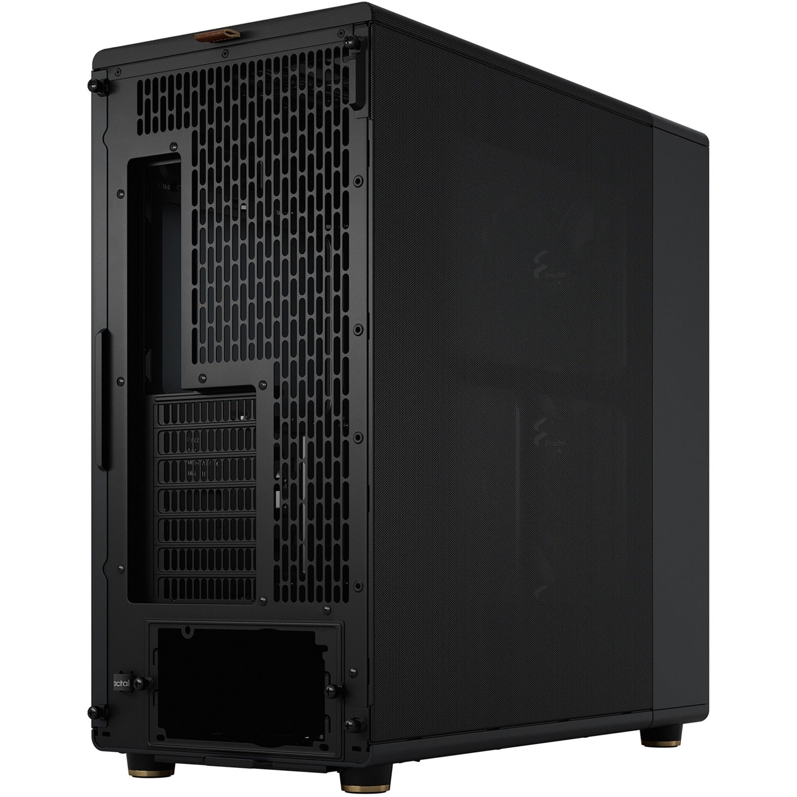 Fractal design north xl midi tower behuizing (zwart houtkleur | 2x usb-a | 1x usb-c)