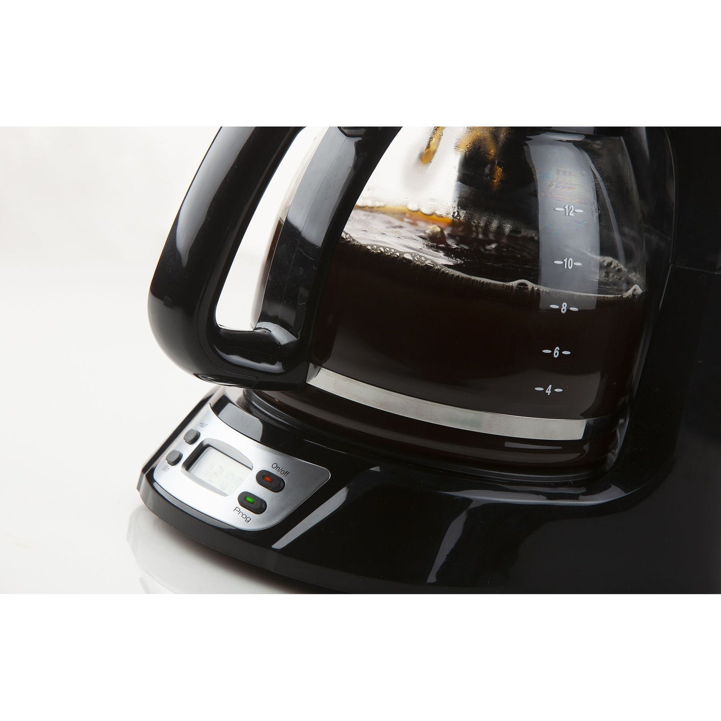 Domo koffiezet met timer en display do708k koffiefiltermachine (zwart, 1,5 liter)