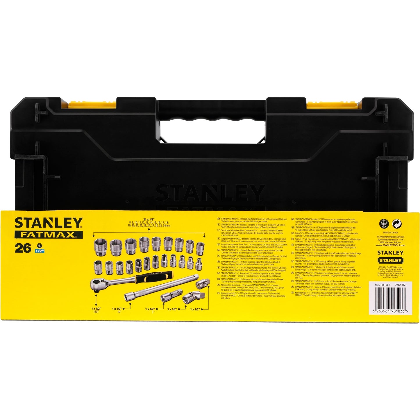 Stanley fmmt98103-1 fatmax 1 2 l pro- doppenset 1 2 26-delig